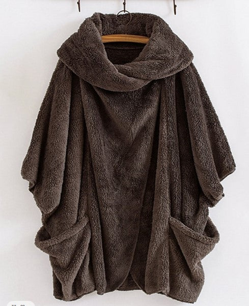Dam Lång Vinterjacka Elegant Polyester med Flera Fickor 11