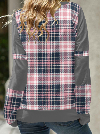 Lång Hoodie Dam Trendig Bomull med Långa Ärmar-2