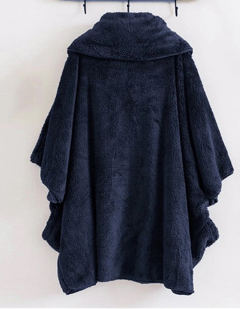Dam Lång Vinterjacka Elegant Polyester med Flera Fickor 3