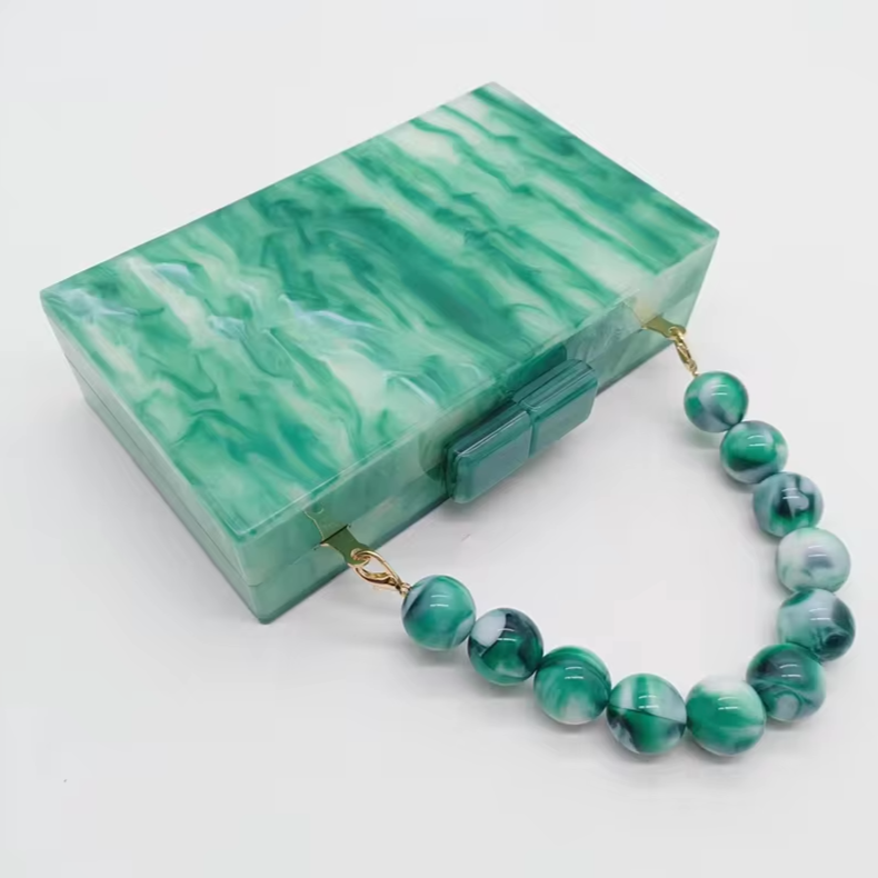 Elegant Liten Handväska Dam i Akryl – Minimalistisk Design för Formella Tillfällen 8