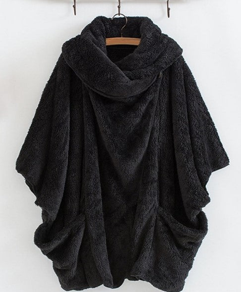 Dam Lång Vinterjacka Elegant Polyester med Flera Fickor 7