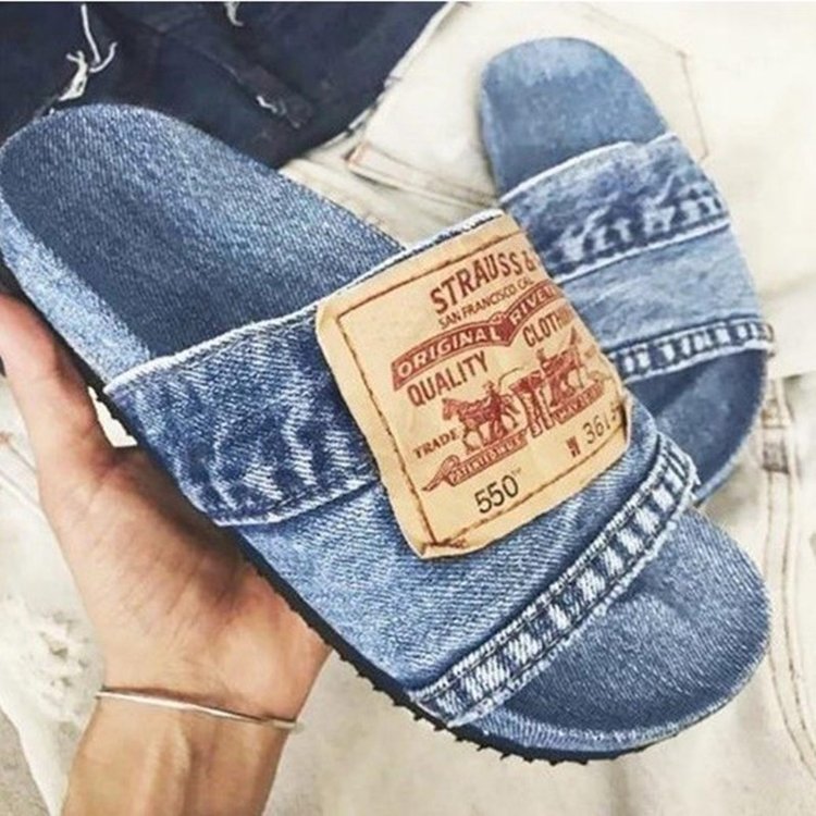 Variant image for Dam Sandaler Elegant Bomull Flat Sula-6