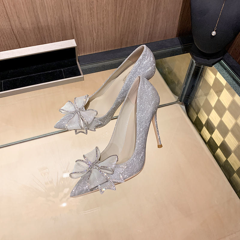 Variant image for Dam Pumps Skor Elegant PU Hög Klack-3