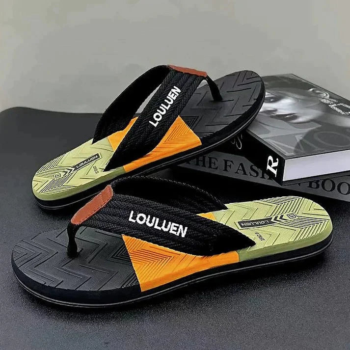 Herr Flip Flops Komfortabelt Design Miljövänligt Material-5