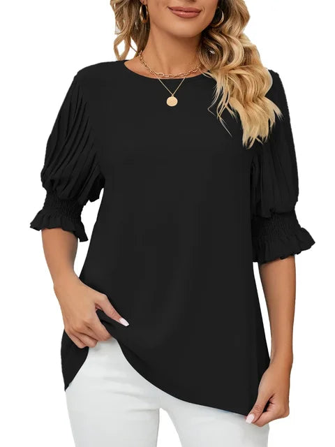 Fina Dam Klänningar Kort Modern Design 100% Bomull-2