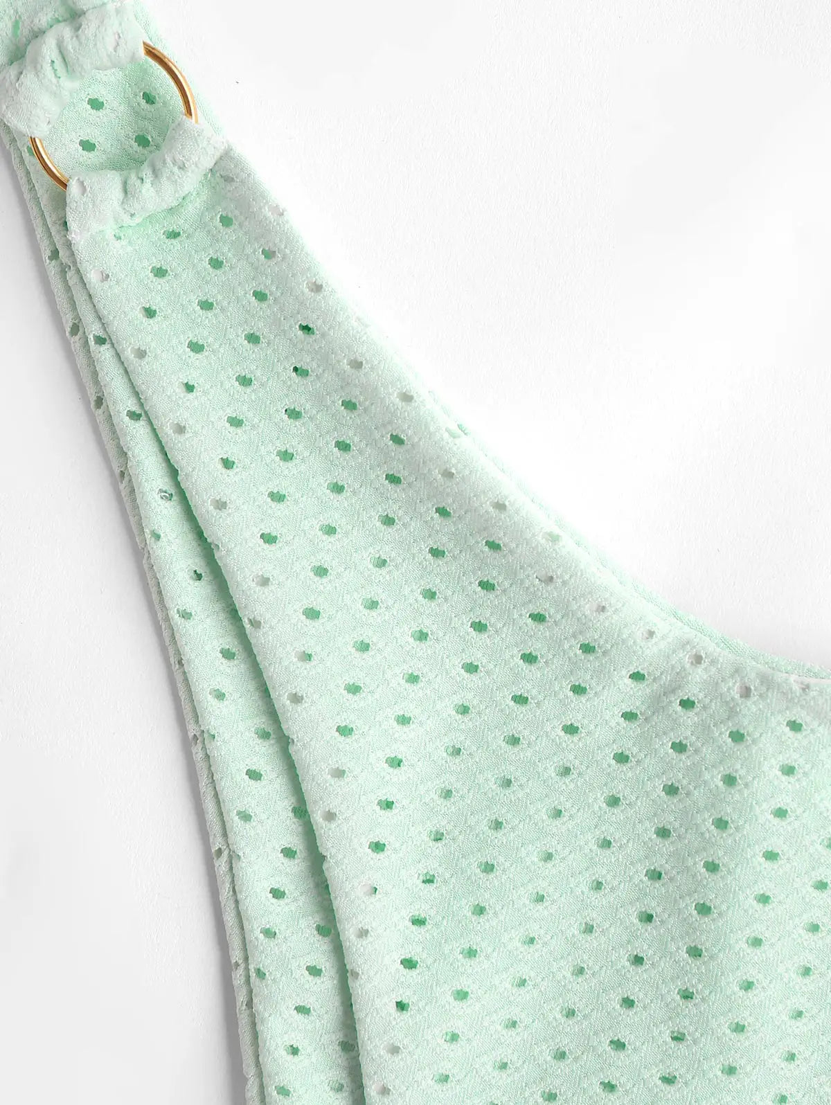 Dam Ankelklänning Axelband Bomull Sommarstil-4