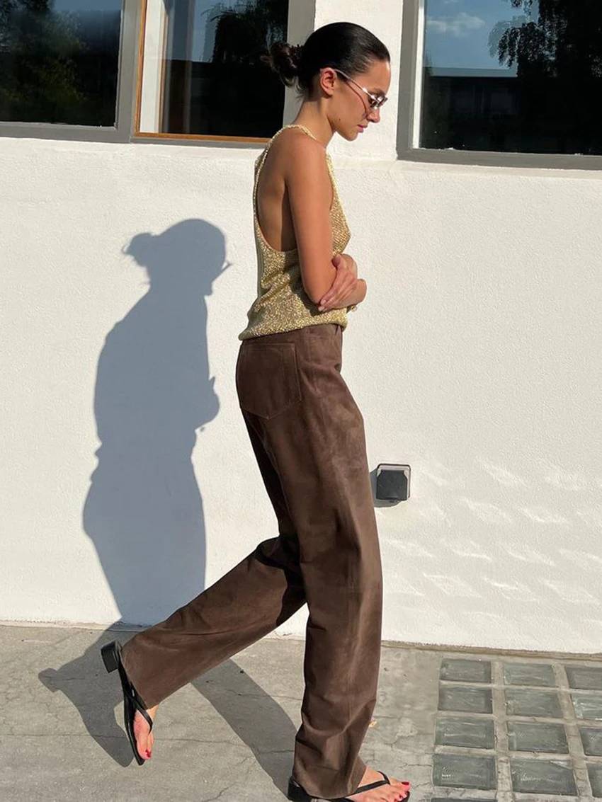 Dam Tank Top Ärmlös Rayon Mjuk och Luftig 4