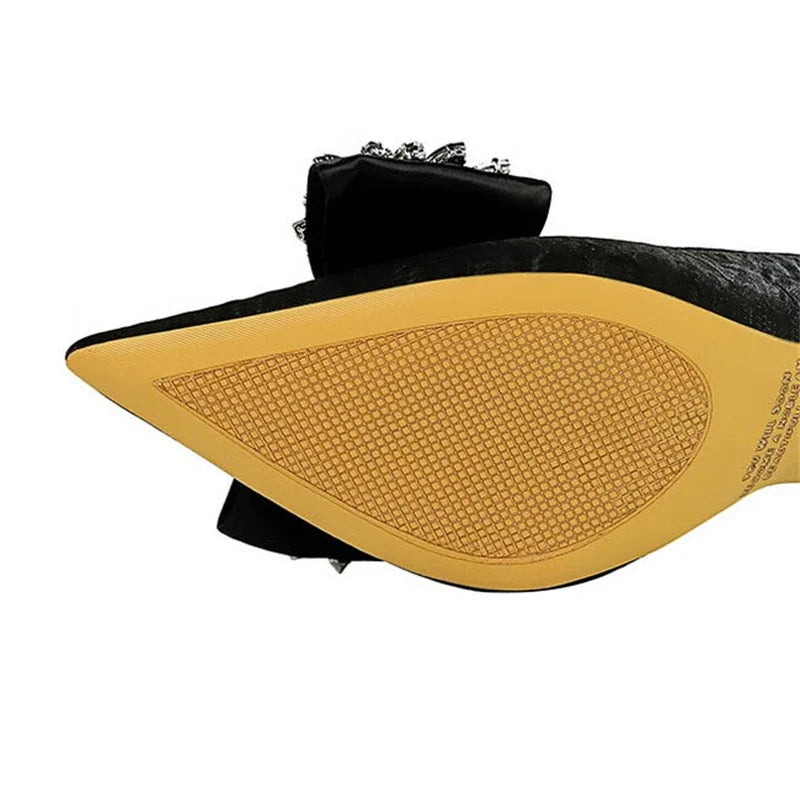 Dam Pumps Spetsig Design PU-Material Eleganta och Bekväma Skor-5