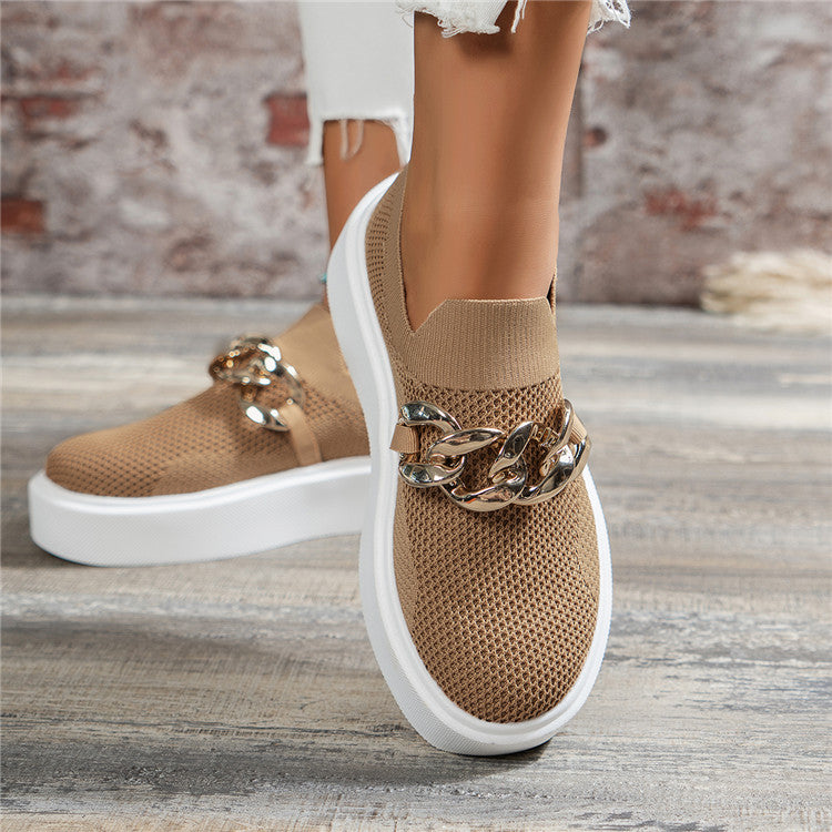 Variant image for Dam Sportskor Trendiga Syntetiska Sneakers med Bekväm Sula-21
