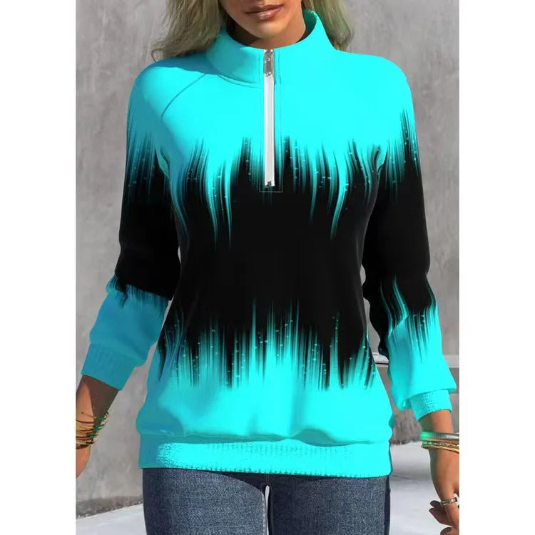 Variant image for Lång Hoodie Dam Avslappnad Stil 100% Bomull-33