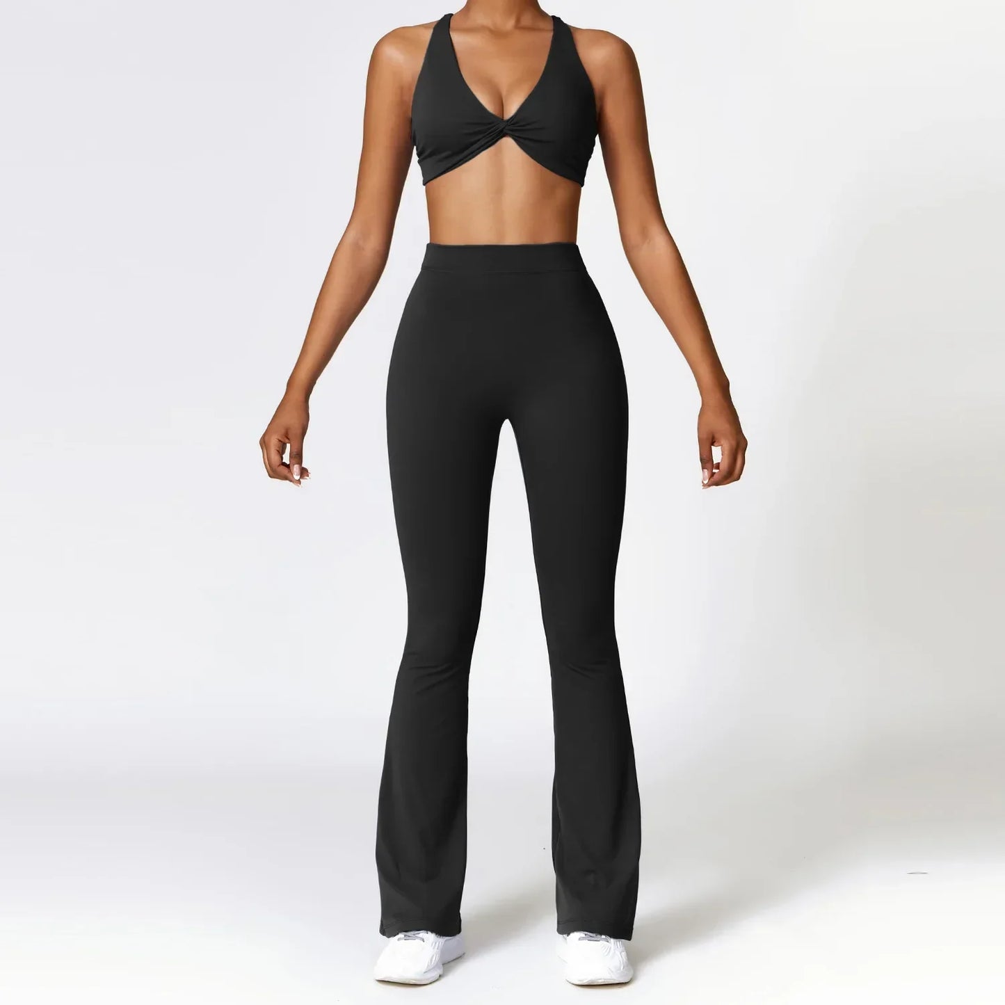 Variant image for Dam Byxor Med Resår I Midjan Snygga Andningsbara Nylon Spandex-13