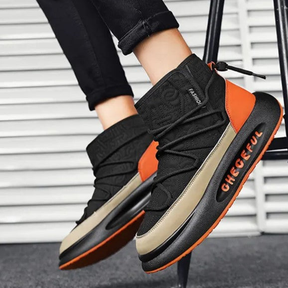 Variant image for Herr High-Top Sneakers Quiltad Vinter Textil Syntet-1