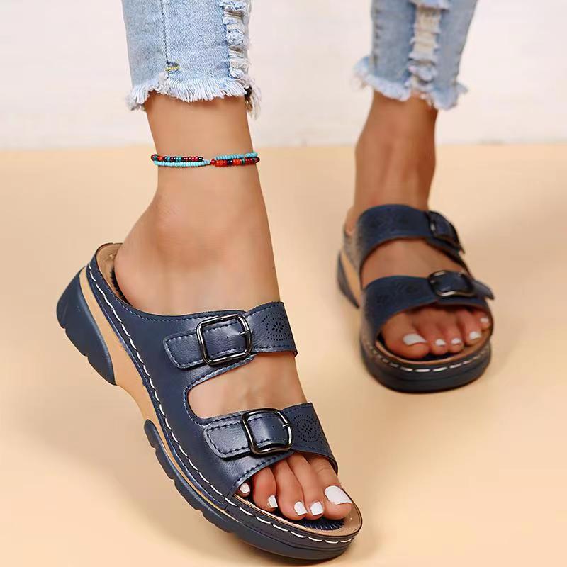 Kvinnors Sandaler Justerbara Syntetiskt Läder 8