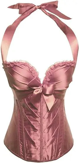 Dam Bustier Gotisk Monokrom Polyester Spandex-5