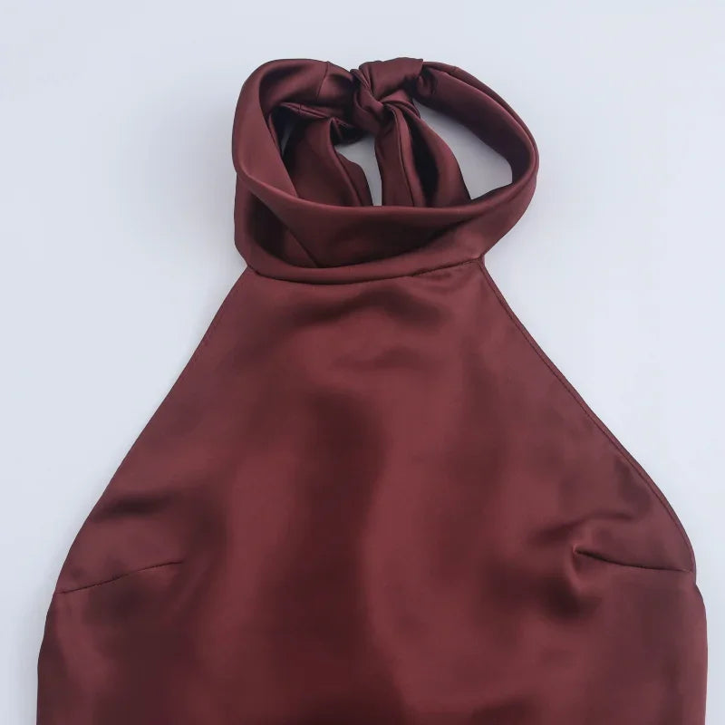Dam Maxiklänning Elegant Polyester Golvlång Slangklänning-6