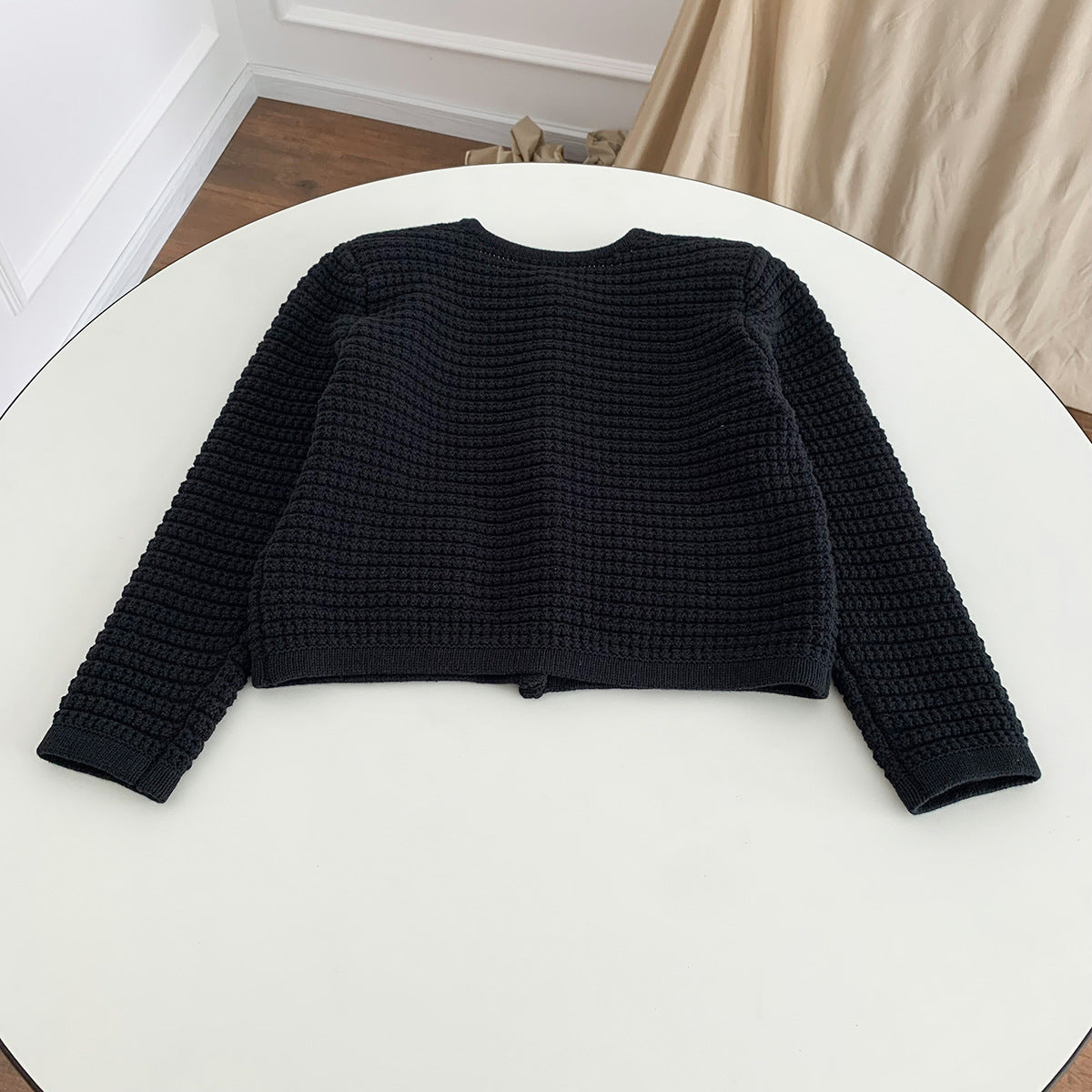 Dam Blus Relaxed Fit Ull Lång Ärmar-6