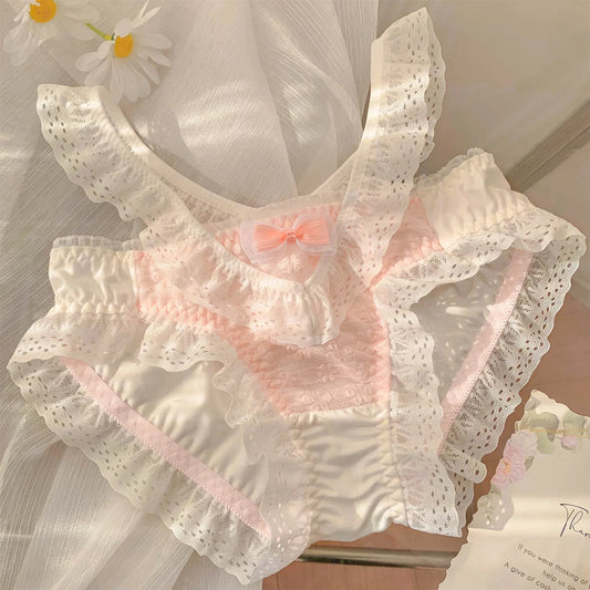 Kort Klänning Dam Med Lappdesign Spets Polyester Bomull-1
