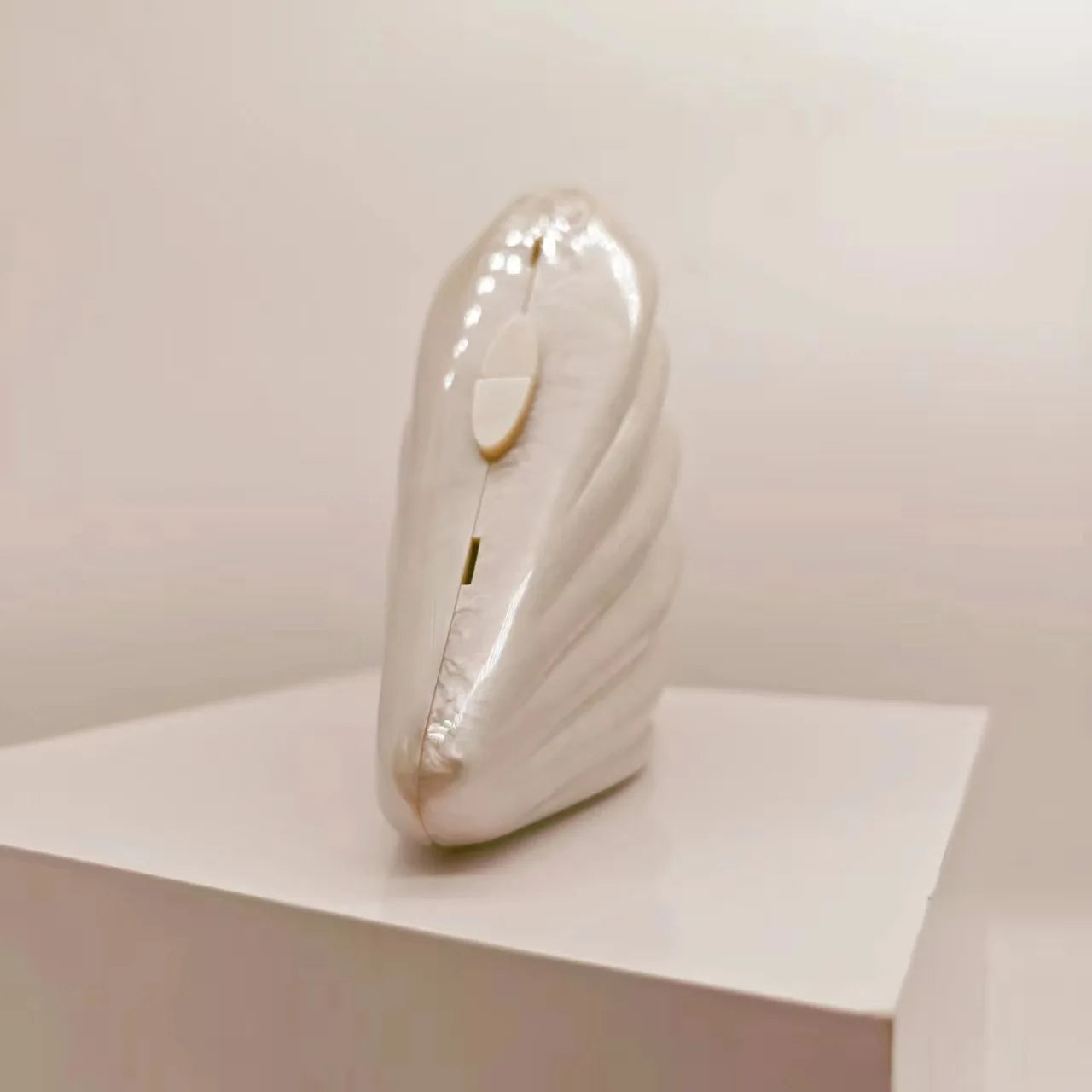 Dam Handväska Elegant Musselform Plast med Kedjedekoration-2