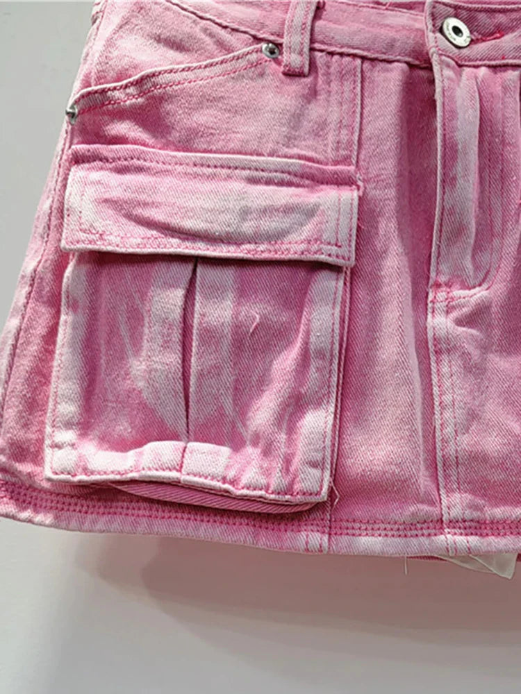 Tjej Kjol A-Linje Mönstrad Bomullspolyester-6