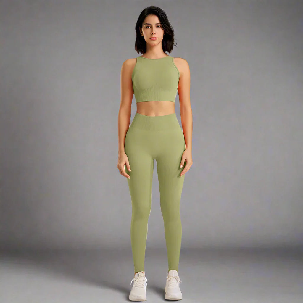 Variant image for Dam Leggingsset Yoga Flexibel Andningsbart Material-28