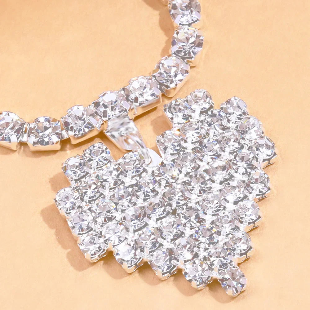 Kvinnor Belly Chain Geometrisk Design Koppar Rhinestone-4