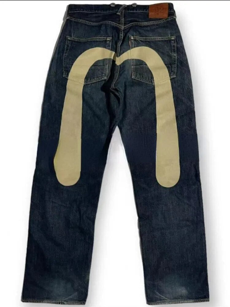 Avslappnade Dam Jeans i Mjuk Bomull, Ankel-Längd, Rak Silhuett med Fickor – Ljusa Tona 7
