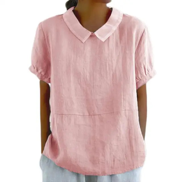 Dam Blus Multifunktionell Luftig Design Polyester-2