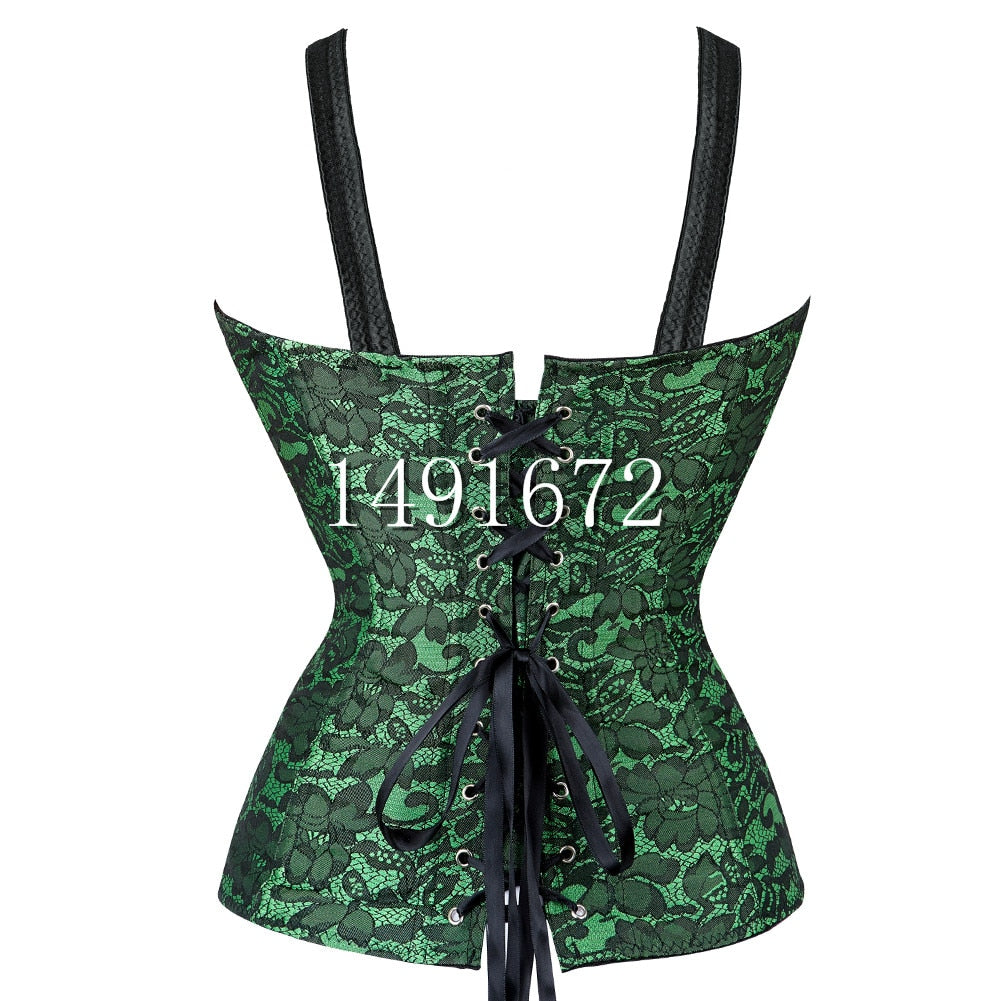 Dam Bustier Blommig Polyester Ärmlös Figurnära-4