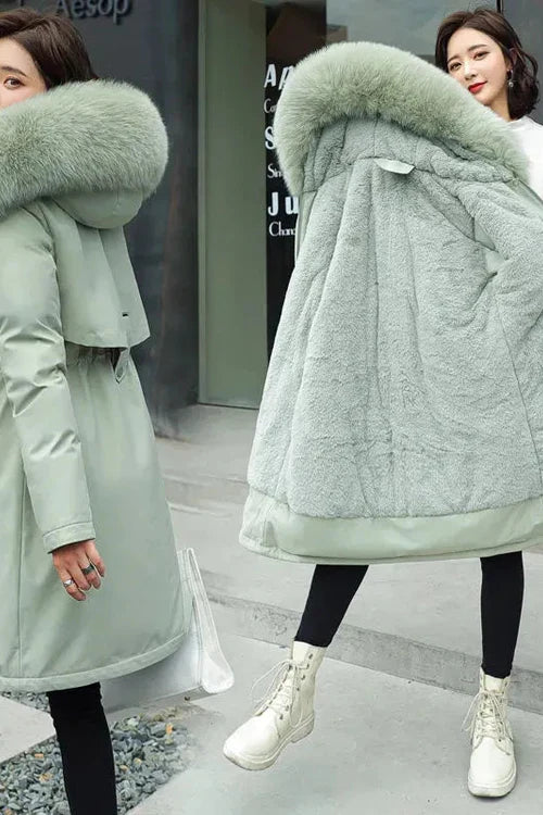 Variant image for Dam Fleecejacka Elegant Ullmix Skräddarsydd Design med Dubbla Fronter-15