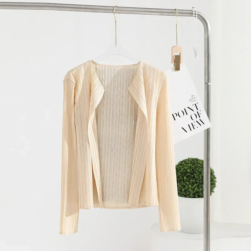 Variant image for Kort Kappa Dam Rynkad Mjuk Tyg för Modern Stil-6