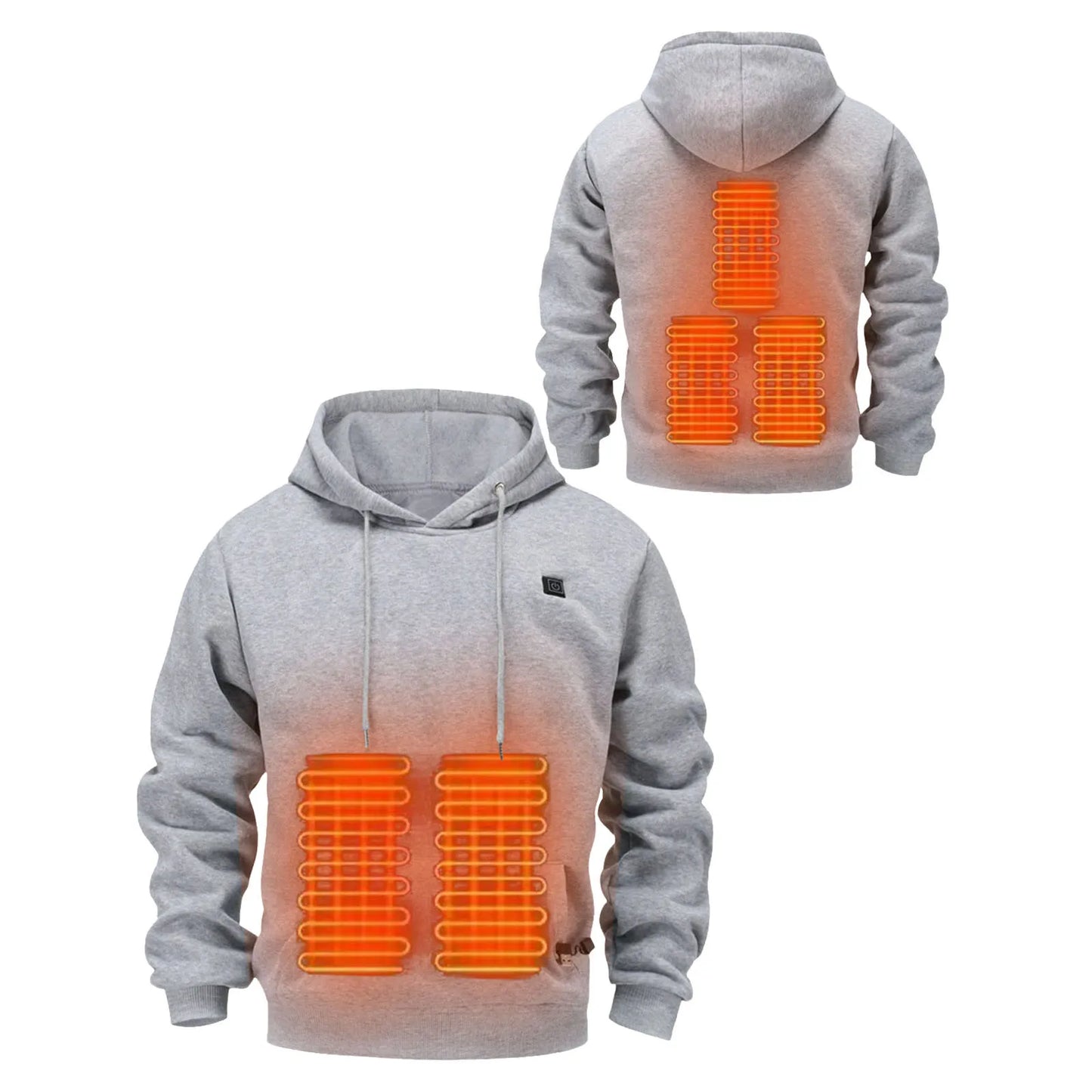 Hoodie Herr med USB-Uppvärmning Polyester för Kalla Vinterdagar 7