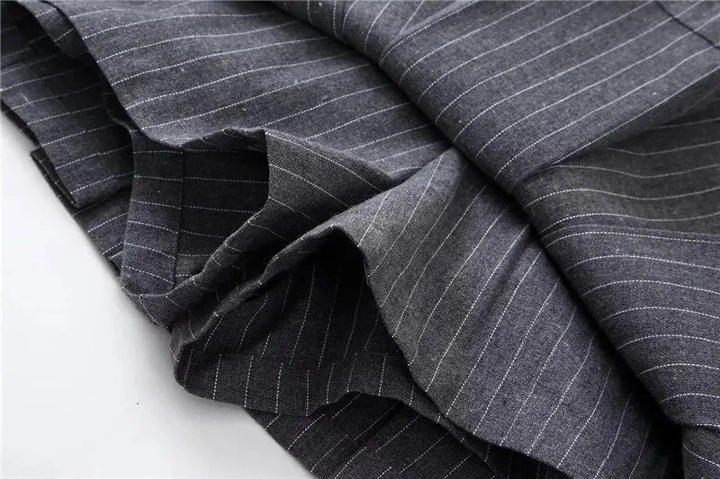 Dam Minikjol Hög Midja Lätt Polyester-5