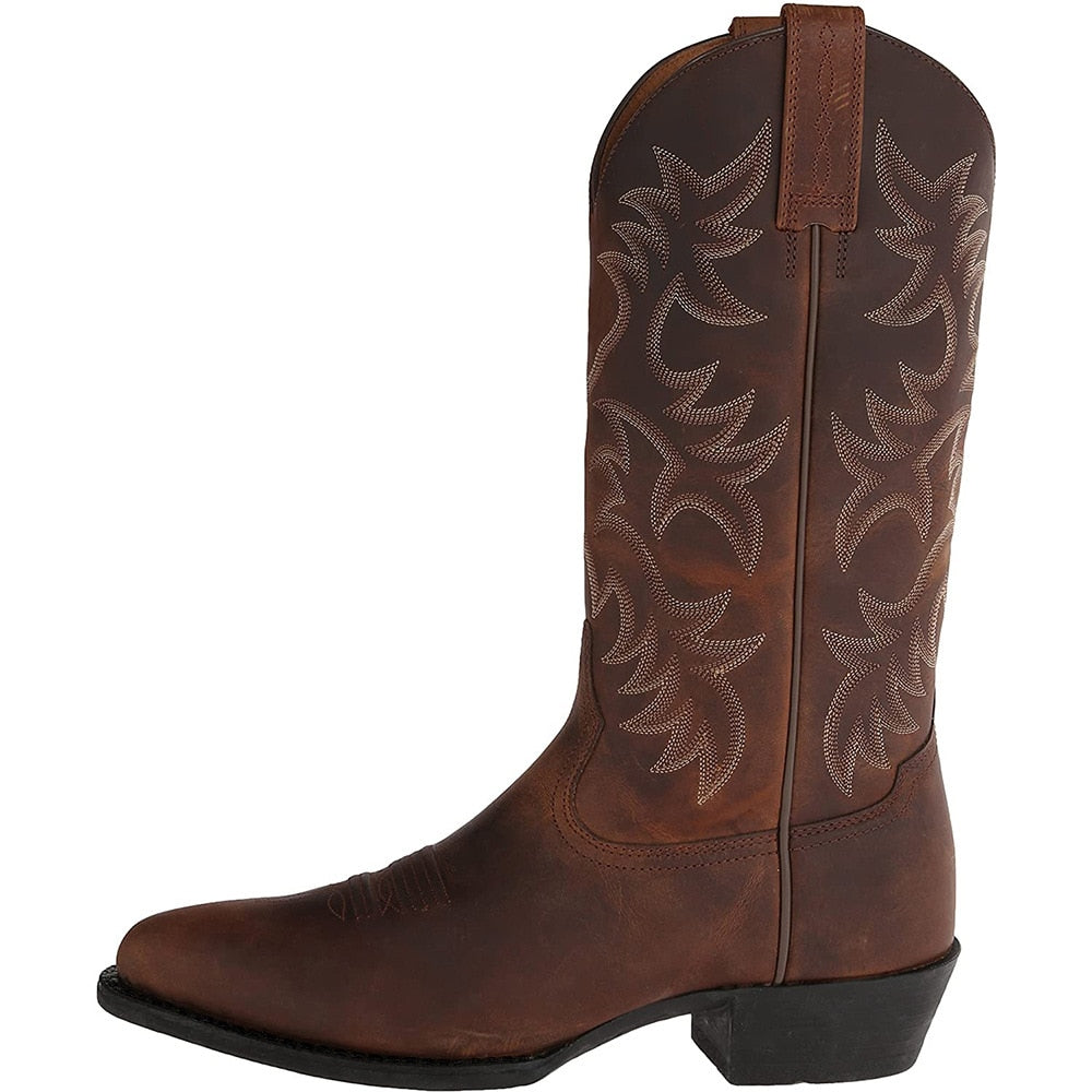 Dam Mid-Calf Stövlar Geometrisk Design Vattenavvisande PU-5