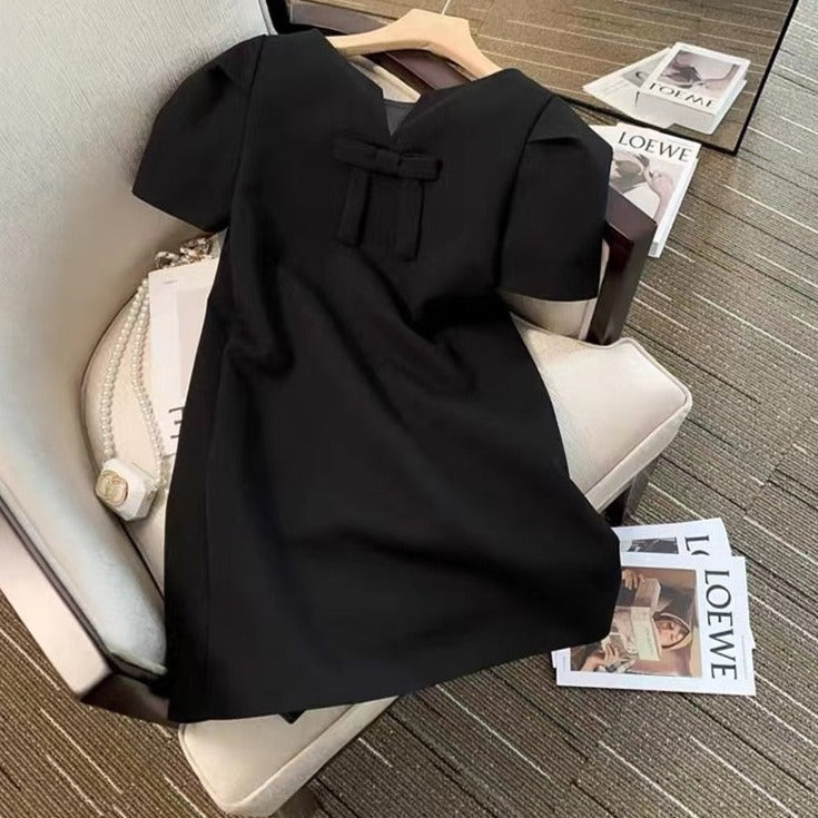 Variant image for Dam Miniklänning Retro A-linjeformad Mjuk Bomull-4