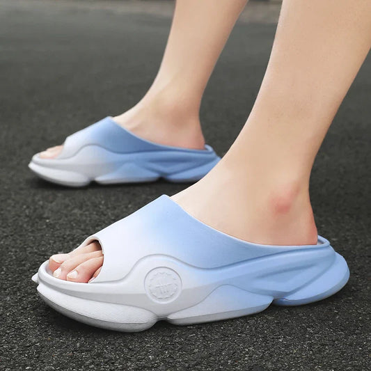 Herr Sandaler Icke-Slip Sula Komfortabel Design Syntetisk Textil-1