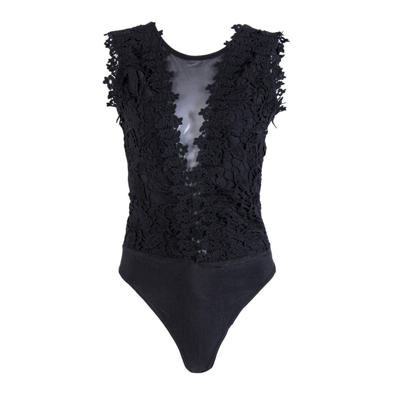 Flicka Bodysuit Ärmlös Mjuk Polyester-4