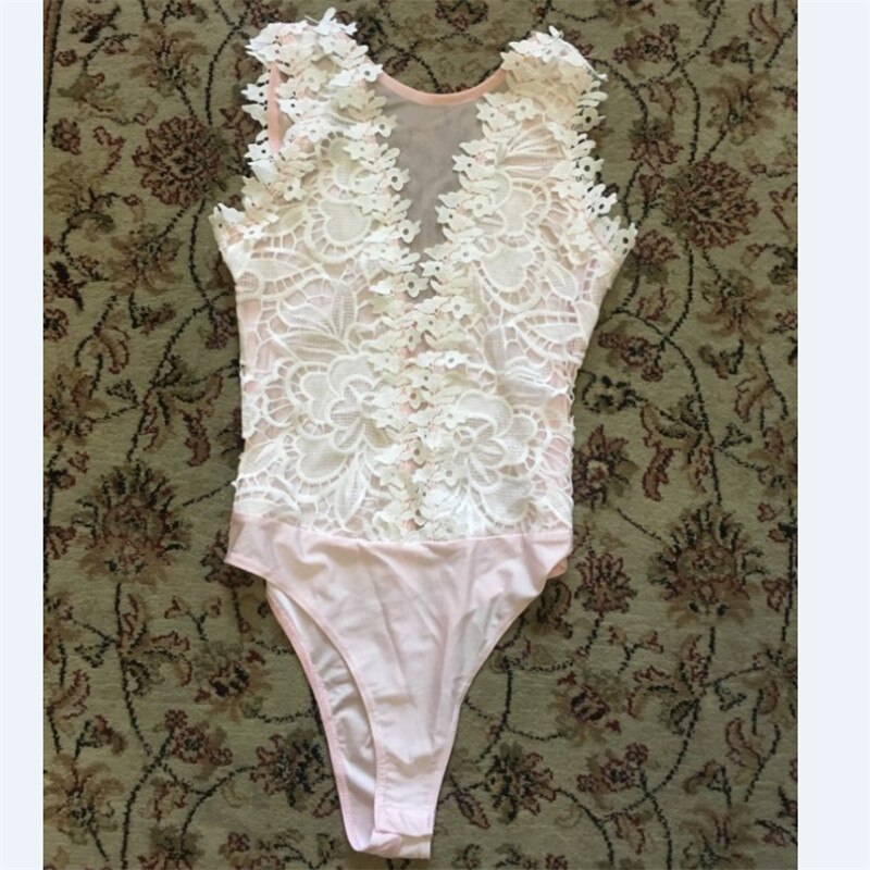Flicka Bodysuit Ärmlös Mjuk Polyester-5
