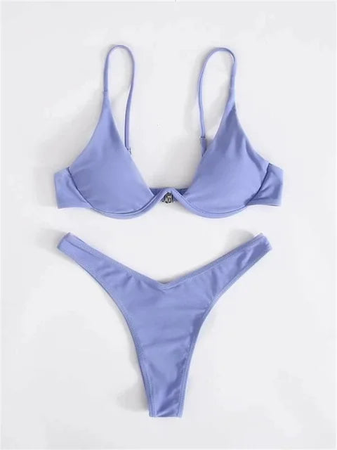 Variant image for Dam Bikini Set Push-Up BH Tanga Polyester-16