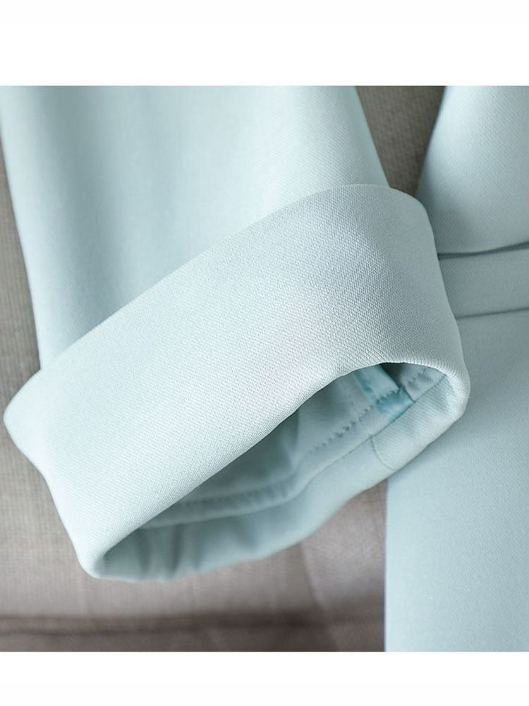 Dam Blazer V-hals Halvlånga Ärmar i Polyester – Tidlös Regular Fit för Kontor och Avslappnade Tillfällen 6
