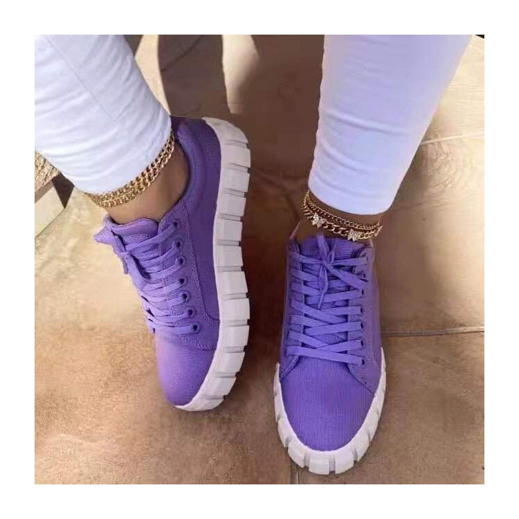 Variant image for Sportskor Dam Hög Axel Tjock Sula Syntetisk Textil Sneakers-49