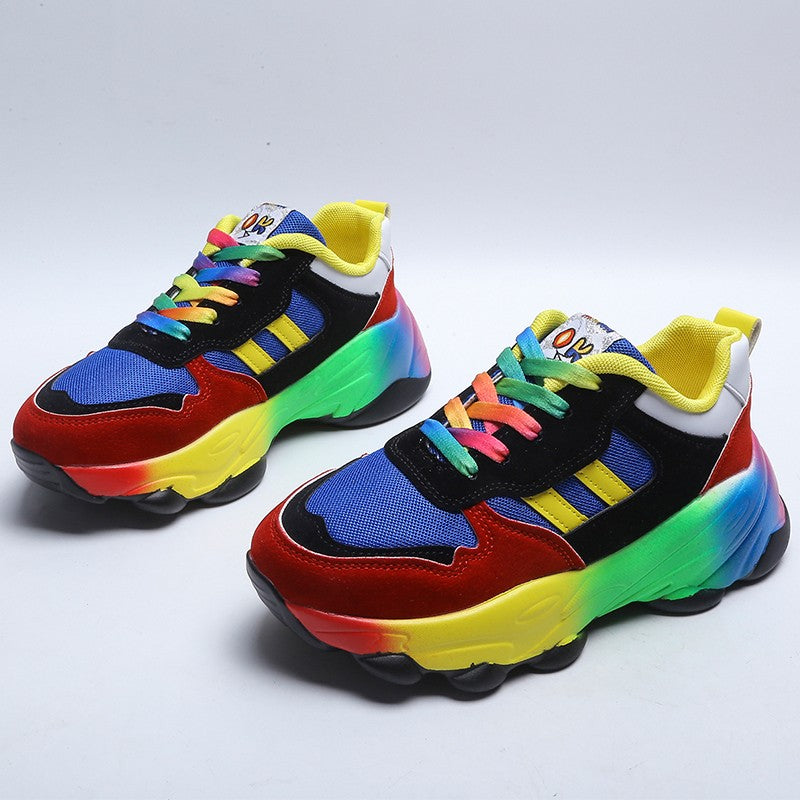 Unisex Sneakers i Syntetiskt Material – Modern Design för Komfort och Stil, Finns i Storlekar 36-45 5
