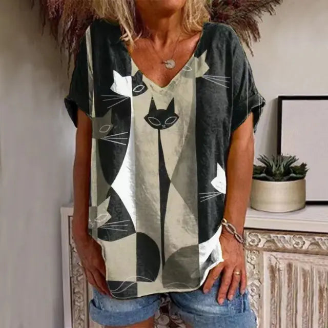 Variant image for Dam Blus Lätt Polyester Luftig Elegant Passform-17