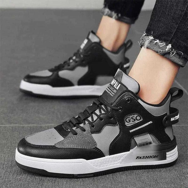 Dam Hög-top Sneakers Syntetisk med Kontrastdetaljer-4