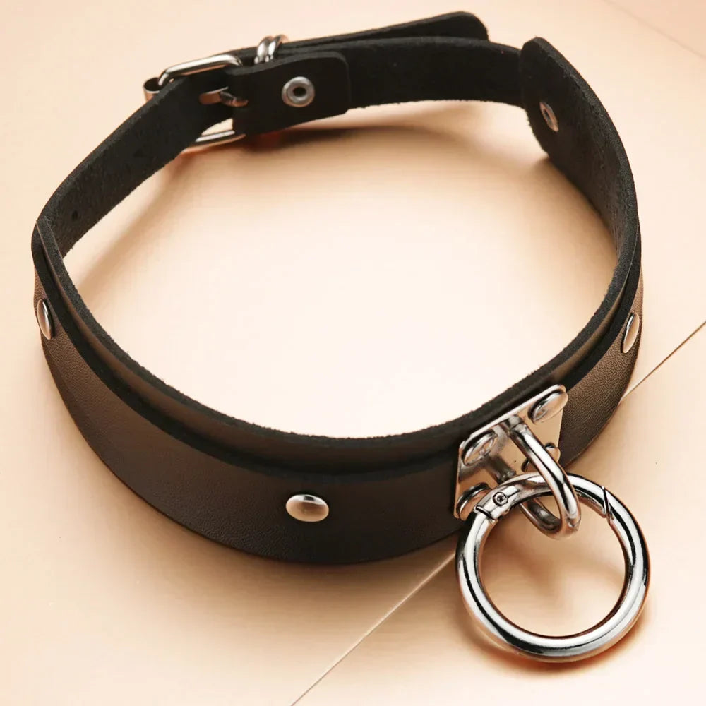Dam Chokerhalsband Rund Design Zinklegering-4