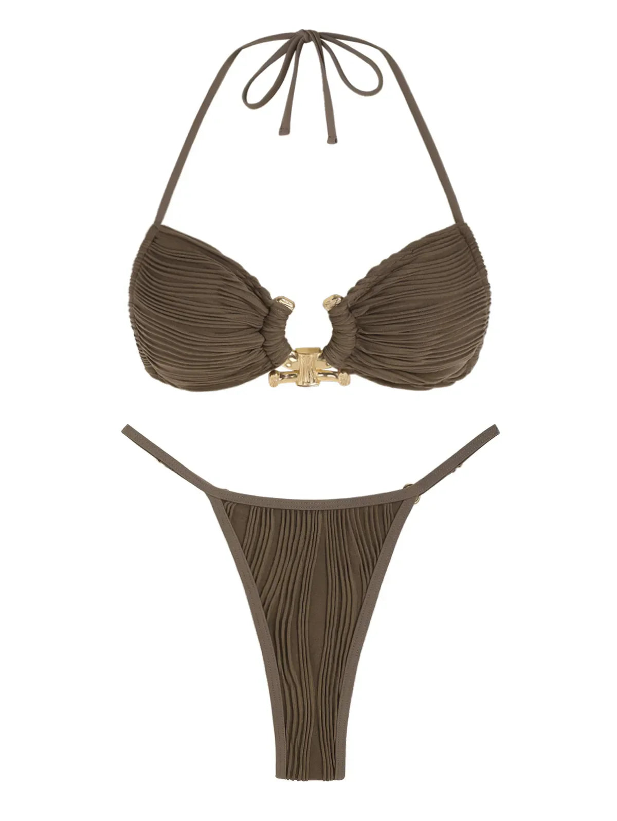 Damernas Bandeau Set Stödjande Polyester Spandex-5