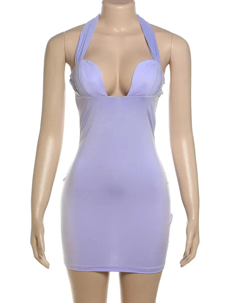 Kvinna Miniklänning Spaghetti Band Polyester Spandex Glittrig Klänning-4