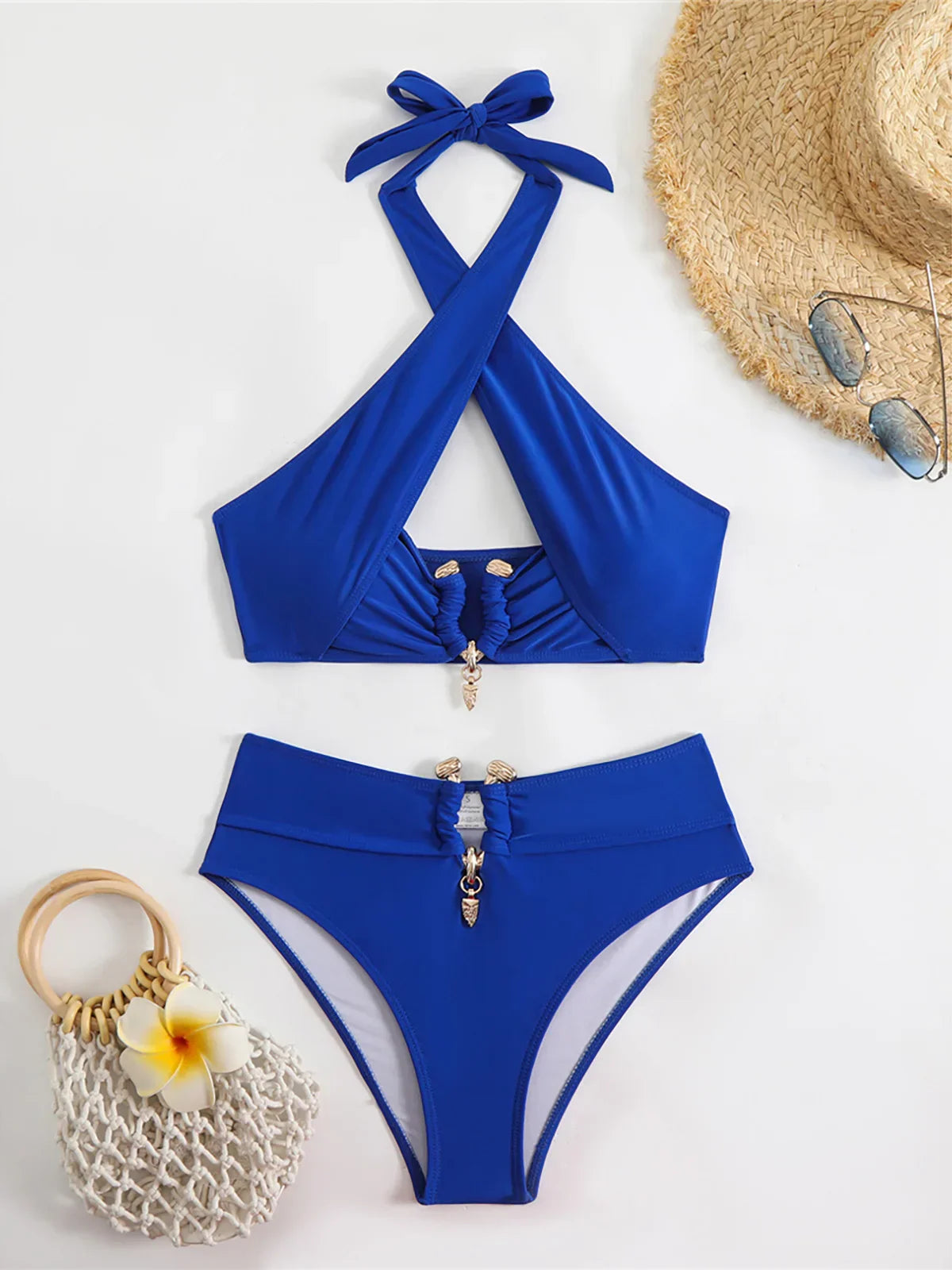 Dam Bikini Enkel Design Polyester Spandex 10