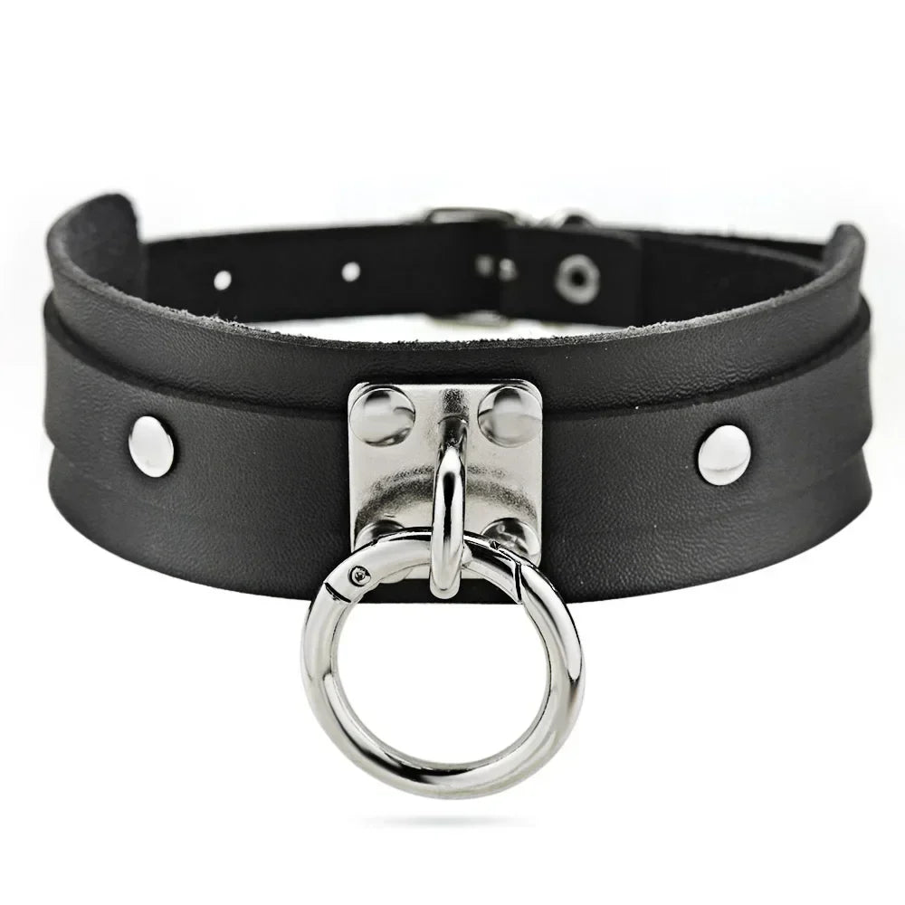Dam Chokerhalsband Rund Design Zinklegering-5