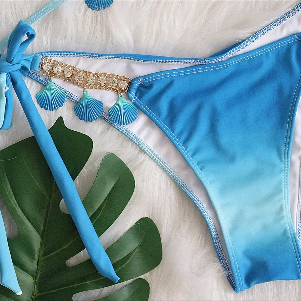 Dam Två Delar Set Modern Design Polyester för Sommarens Fester och Avslappnade Tillfällen-4