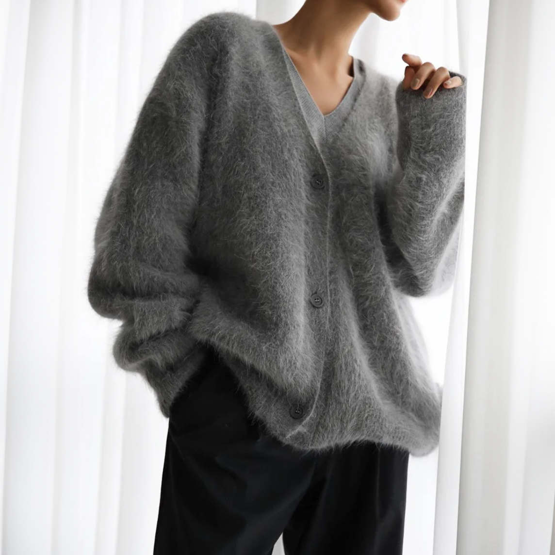 Dam Kashmir Kofta Modern Loungewear Mjuk 100% Kashmir 3